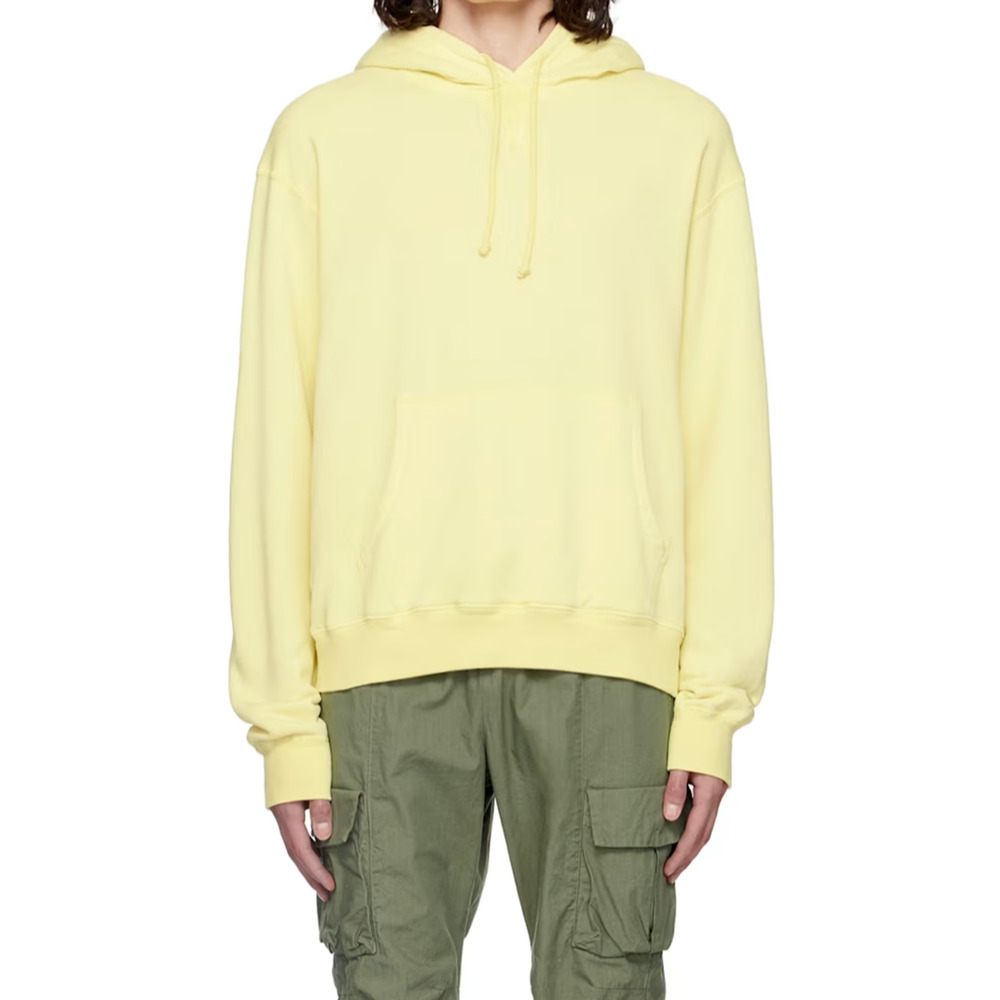 John Elliot Vintage Fleece Yellow Hoodie Men’s Size 3/L NWT